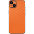 Orange Carbon Fiber Specialty Material iPhone 13 Skin